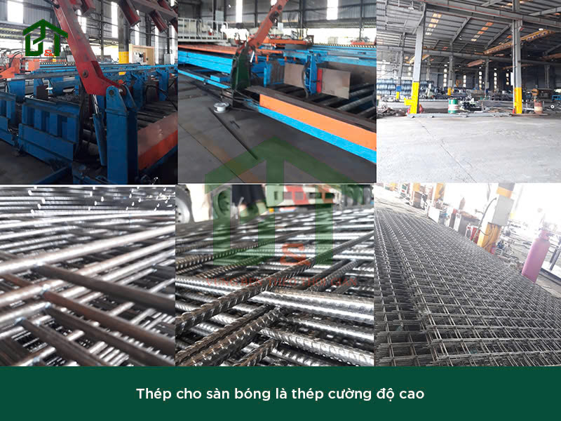 Bóng và thép cho sàn không dầm