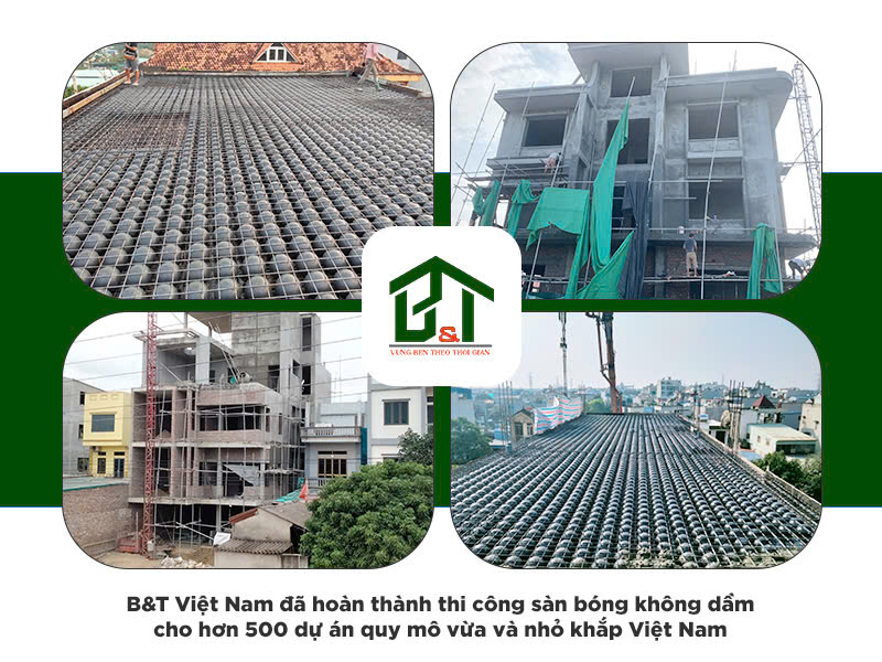 Công ty B&T Việt Nam - Nhà thầu thi công sàn không dầm uy tín hàng đầu tại Việt Nam