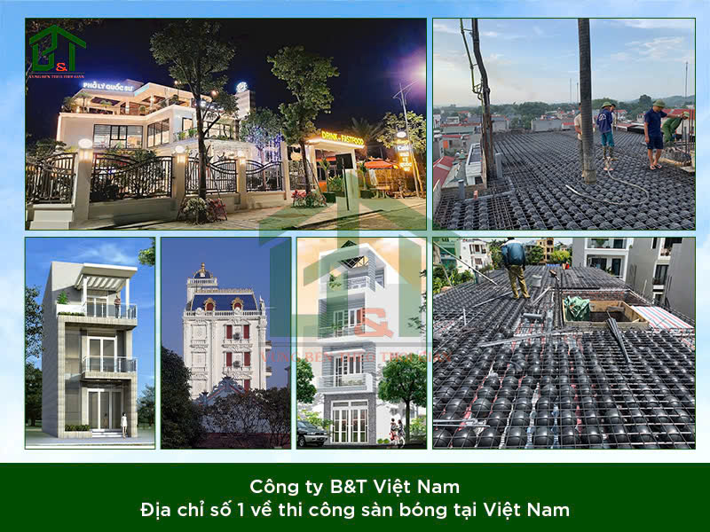 Công trình thi công sàn bóng