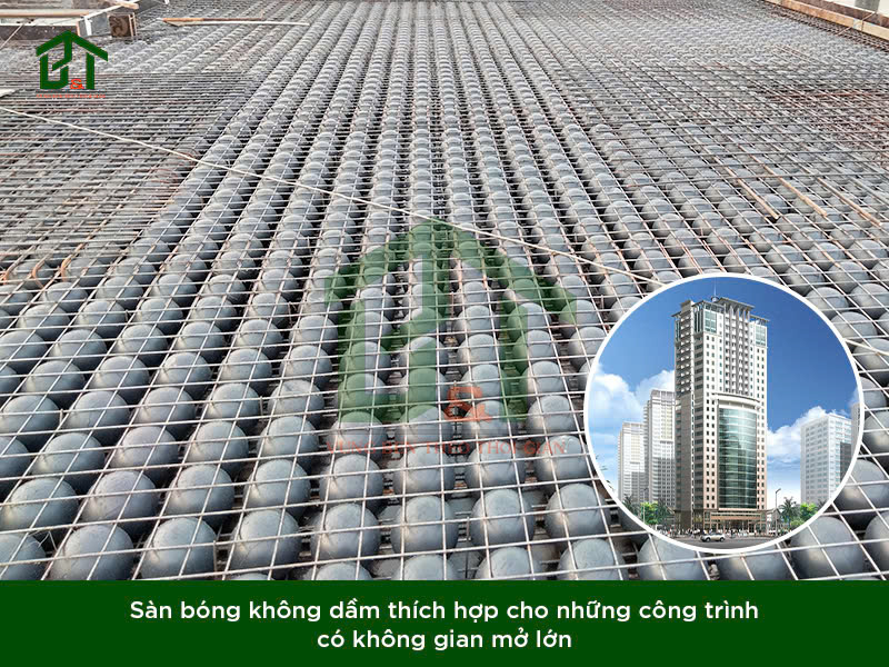 Sàn bóng không dầm là gì? Có nên thi công không?