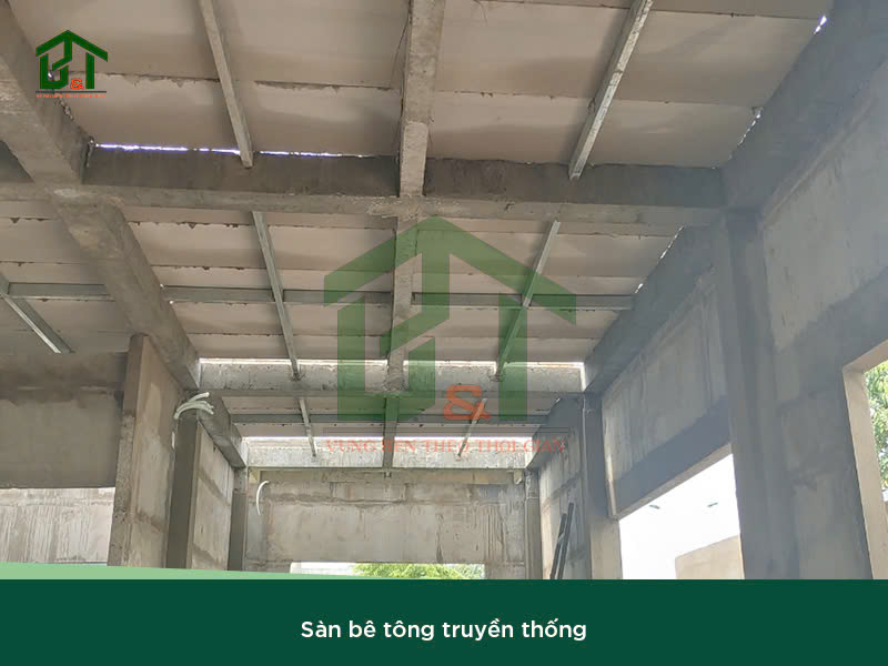 Sàn bê tông truyền thống