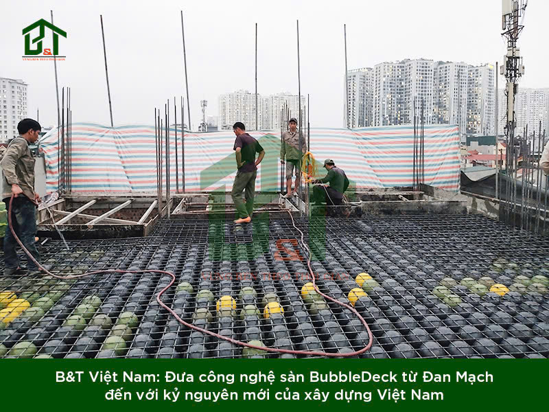 Sàn BubbleDeck: Hành trình từ Đan Mạch đến Việt Nam