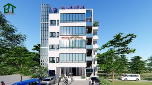 Hoàn thành thi công sàn bóng cho Trường THPT Minh Trí, Hà Nội